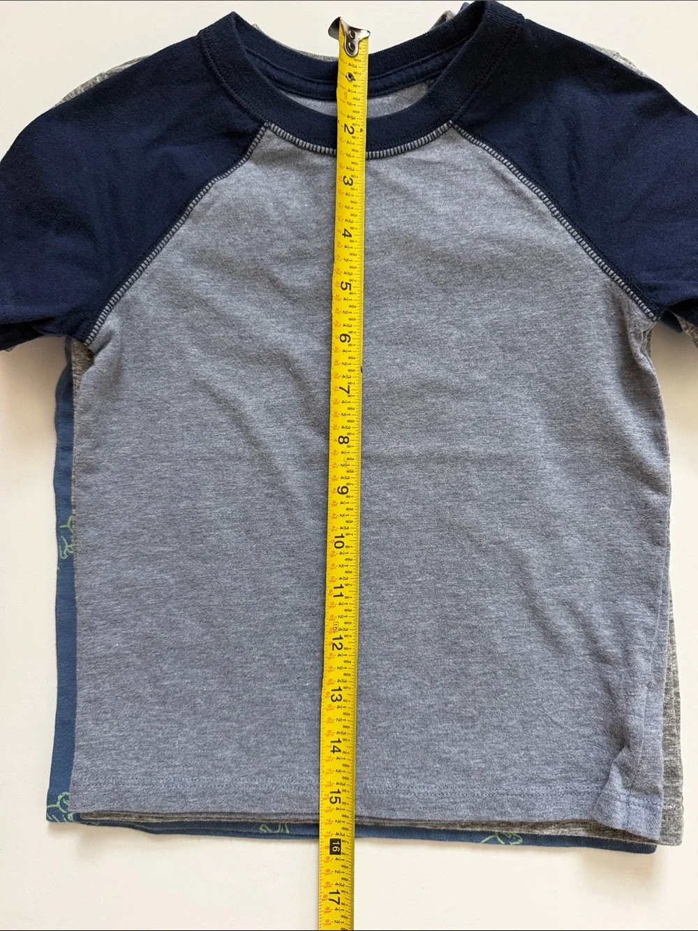 Bundle Cat & Jack Boys Tees Size 3T Navy and Gray Short-Sleev